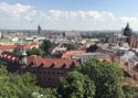 View of Krakow from the bell tower of the cathedral